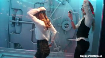 After Work Orgy Rampage Part 4 - Shower Cam Screencap 1 on www.sinx.com