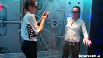 After Work Orgy Rampage Part 4 - Shower Cam Screencap 32 on www.sinx.com