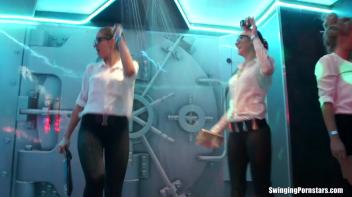 After Work Orgy Rampage Part 4 - Shower Cam Screencap 37 on www.sinx.com