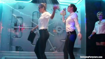 After Work Orgy Rampage Part 4 - Shower Cam Screencap 40 on www.sinx.com