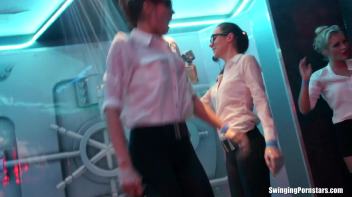 After Work Orgy Rampage Part 4 - Shower Cam Screencap 41 on www.sinx.com