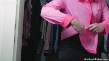 Brunette Hottie's Clothes Ripping Revenge - Cam 2 Screencap 3 on www.sinx.com