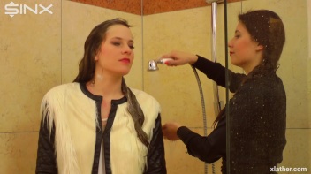 Sexy Babes Shower Together Fully Clothed Screencap 12 on www.sinx.com