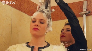 Sexy Babes Shower Together Fully Clothed Screencap 21 on www.sinx.com