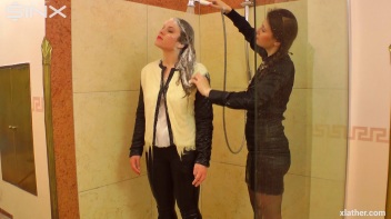 Sexy Babes Shower Together Fully Clothed Screencap 33 on www.sinx.com
