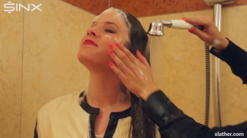 Sexy Babes Shower Together Fully Clothed Screencap 34 on www.sinx.com