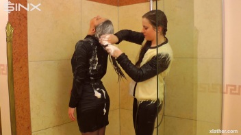 Sexy Babes Shower Together Fully Clothed Screencap 54 on www.sinx.com