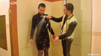 Sexy Babes Shower Together Fully Clothed Screencap 65 on www.sinx.com