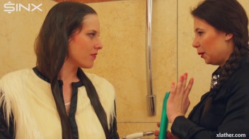 Sexy Babes Shower Together Fully Clothed Screencap 8 on www.sinx.com