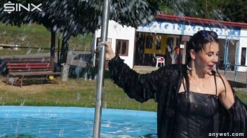 Raven Haired Hottie Soaks Herself At Waterpark Screencap 38 on www.sinx.com