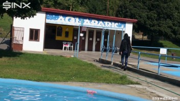 Raven Haired Hottie Soaks Herself At Waterpark Screencap 73 on www.sinx.com