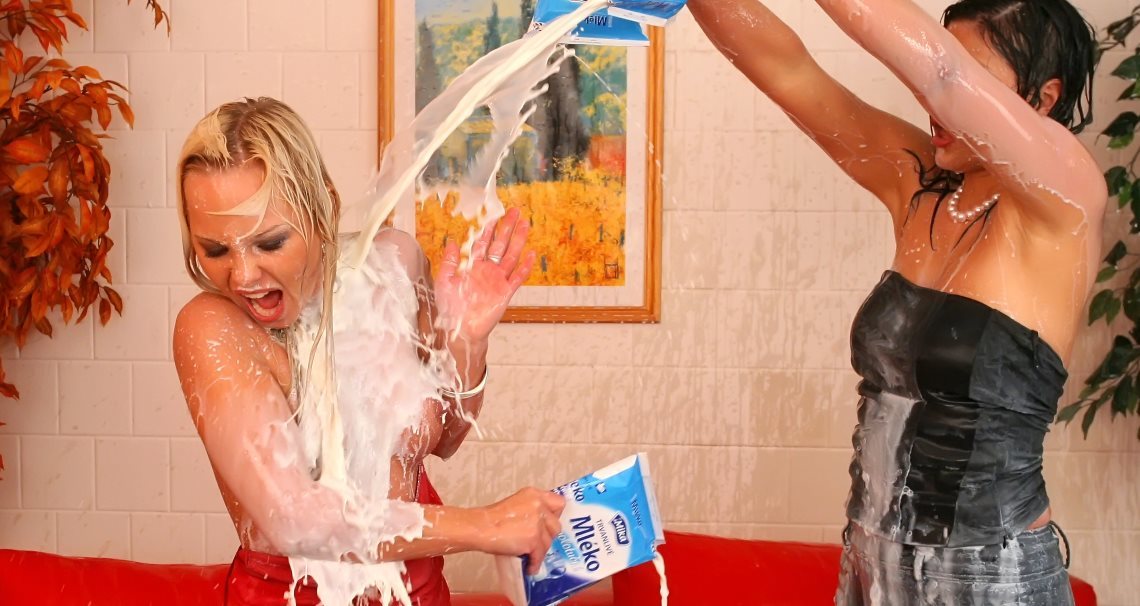 Cheating Friend Gets Doused In Milk on www.sinx.com