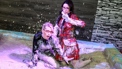 Latest deal - Mud Wrestling Catfight For Teacher And Schoolgirl