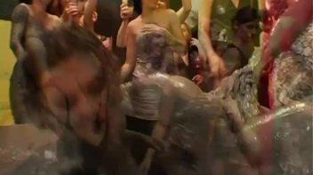 Happy Hour Mud Wrestling Event Screencap 34 on www.sinx.com