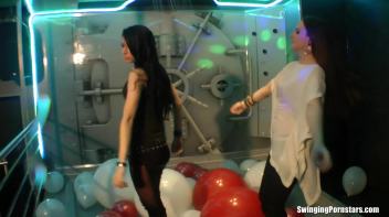 Europorn Birthday Bang Part 2 - Lesbo Cam Screencap 4 on www.sinx.com