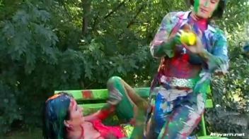 Extreme Finger Painting Goes Eurobabe Brawl Screencap 57 on www.sinx.com