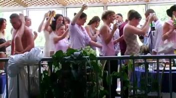 Wedding Celebration Part 3 - Cam 1 Screencap 46 on www.sinx.com