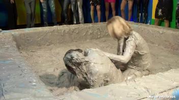 Jeans vs. Latex Mud Battle Screencap 20 on www.sinx.com