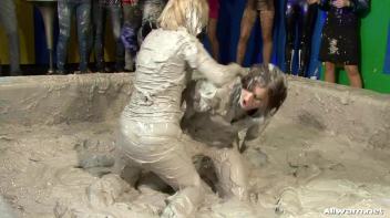 Jeans vs. Latex Mud Battle Screencap 21 on www.sinx.com