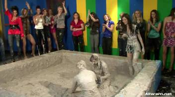 Jeans vs. Latex Mud Battle Screencap 50 on www.sinx.com