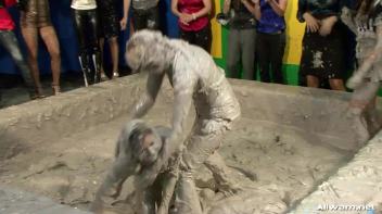 Jeans vs. Latex Mud Battle Screencap 58 on www.sinx.com