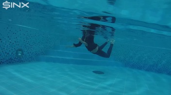 Denim Covered Blonde Takes A Dip Screencap 49 on www.sinx.com