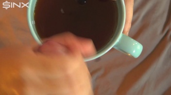 Brunette Loves Cum In Her Morning Coffee Screencap 24 on www.sinx.com