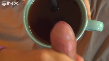 Brunette Loves Cum In Her Morning Coffee Screencap 31 on www.sinx.com