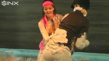 Bitchy Rider Gets Covered In Mud During Wrestling Screencap 41 on www.sinx.com