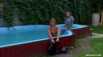 Pissed Off Pool Babes Go At It Screencap 72 on www.sinx.com