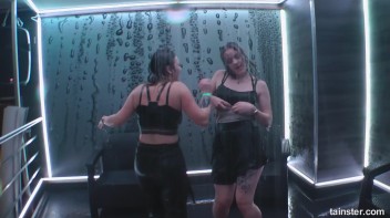 Topless Titty Shaking Hotties Have A Shower Screencap 23 on www.sinx.com