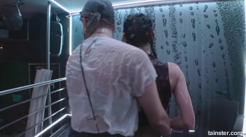 Topless Titty Shaking Hotties Have A Shower Screencap 48 on www.sinx.com