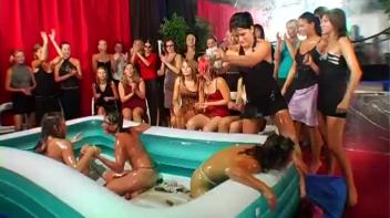 Wet and Messy Oil Wrestling Madness Screencap 88 on www.sinx.com