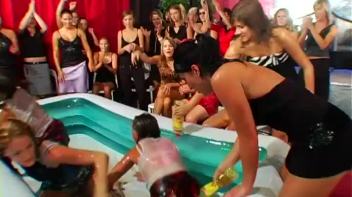 Wet and Messy Oil Wrestling Madness Screencap 39 on www.sinx.com