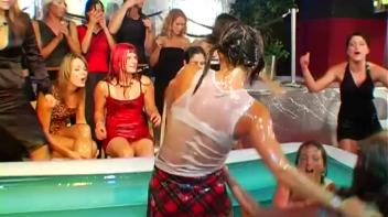 Wet and Messy Oil Wrestling Madness Screencap 42 on www.sinx.com