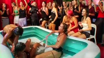 Wet and Messy Oil Wrestling Madness Screencap 57 on www.sinx.com