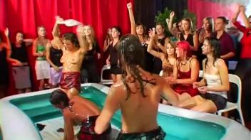 Wet and Messy Oil Wrestling Madness Screencap 58 on www.sinx.com