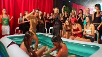 Wet and Messy Oil Wrestling Madness Screencap 77 on www.sinx.com