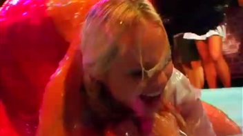 Titties and Messy Wrestling Screencap 29 on www.sinx.com