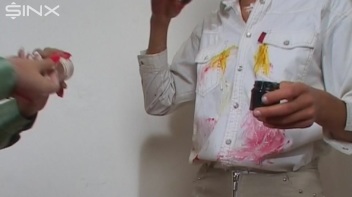 Dressed Babes Paint Each Others Outfits Screencap 20 on www.sinx.com