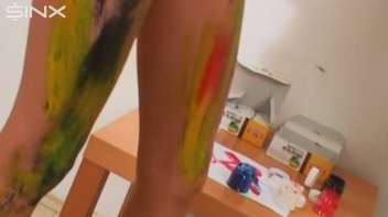 Dressed Babes Paint Each Others Outfits Screencap 29 on www.sinx.com