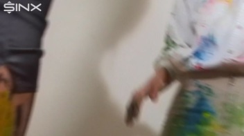 Dressed Babes Paint Each Others Outfits Screencap 30 on www.sinx.com