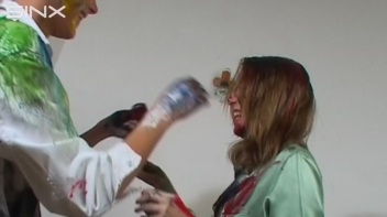 Dressed Babes Paint Each Others Outfits Screencap 47 on www.sinx.com