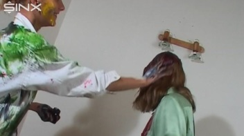 Dressed Babes Paint Each Others Outfits Screencap 51 on www.sinx.com