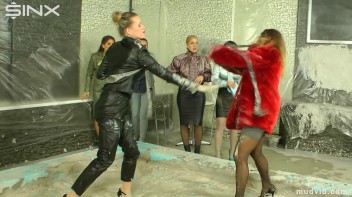 Two Sophisticated Ladies Wrestle In Mud Screencap 13 on www.sinx.com