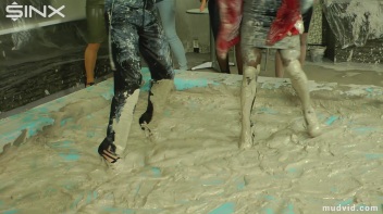 Two Sophisticated Ladies Wrestle In Mud Screencap 20 on www.sinx.com