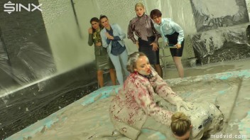 Two Sophisticated Ladies Wrestle In Mud Screencap 31 on www.sinx.com