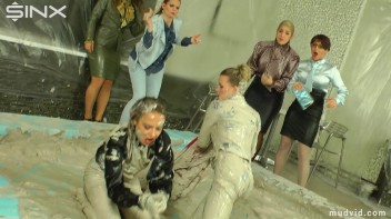 Two Sophisticated Ladies Wrestle In Mud Screencap 37 on www.sinx.com