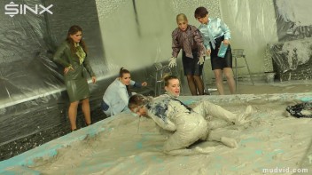 Two Sophisticated Ladies Wrestle In Mud Screencap 43 on www.sinx.com