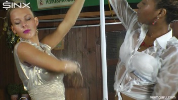 WAM Babes Soak Each Other In Bubbly Screencap 62 on www.sinx.com